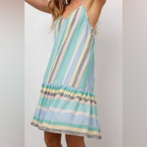 RAILS ARI DRESS IN JAMAICA STRIPE linen blend - Picture 2 of 13